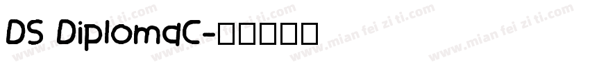 DS DiplomaC字体转换
